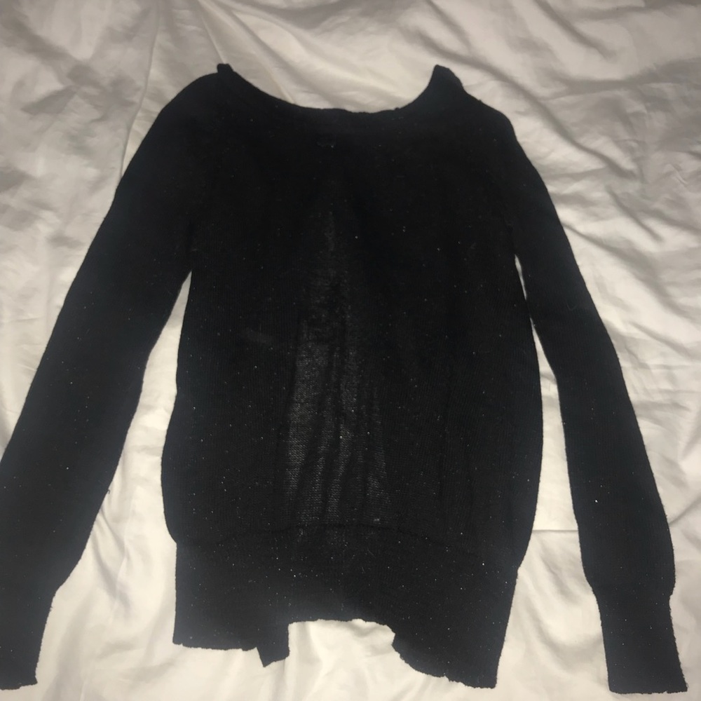 Open back sweater